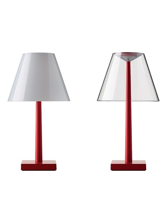 Dina+ Battery LED Table Lamp Red color