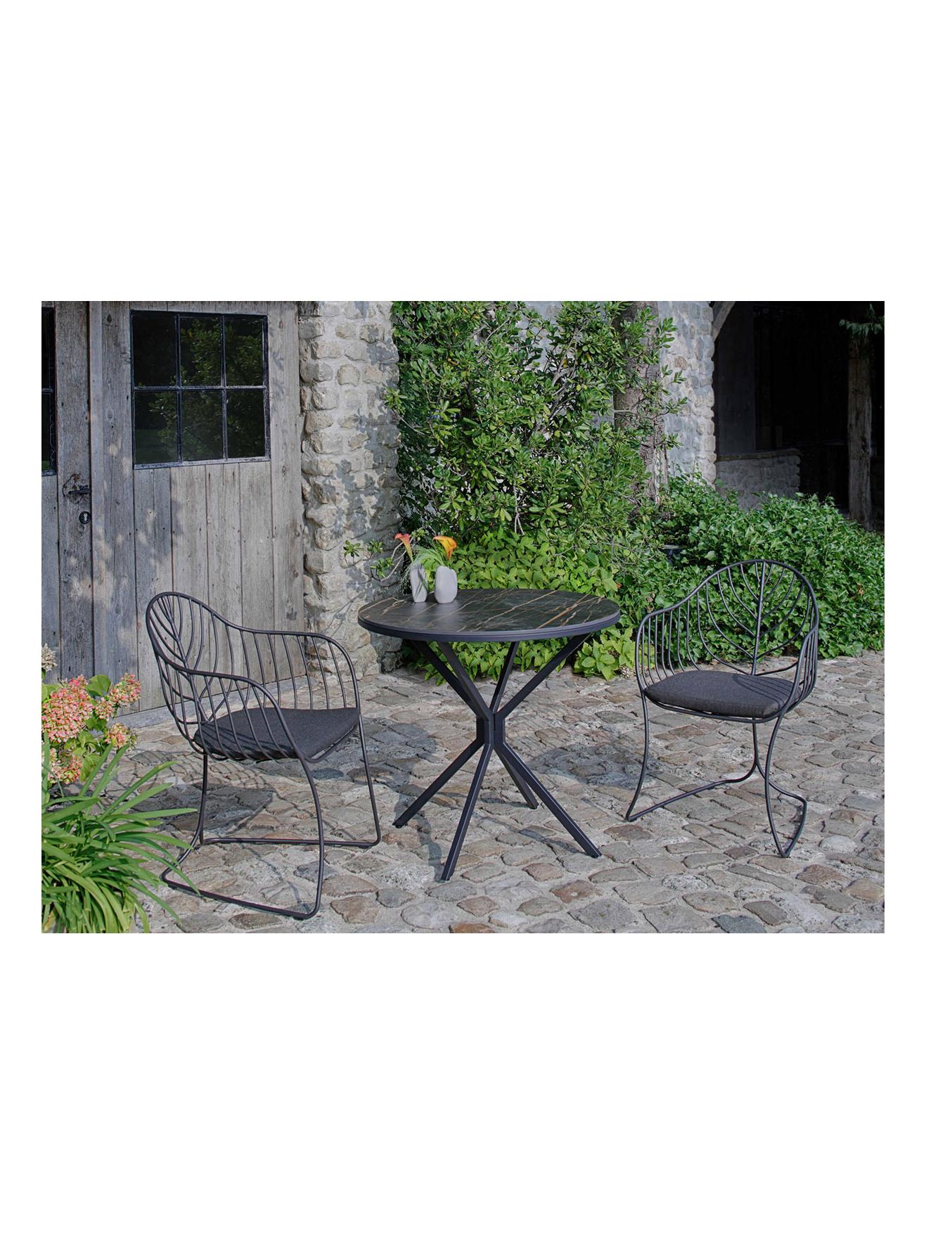 Folia Dining Chair - A / Iron Grey