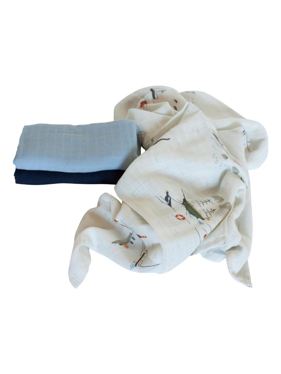 Seven Seas Muslins - Set of 3