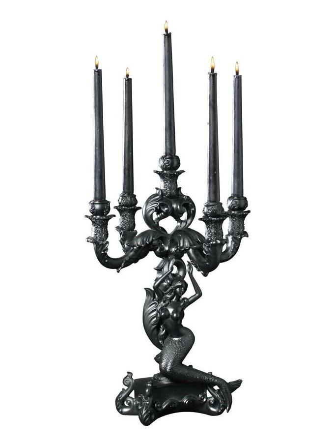 Burlesque Mermaid Candelabra