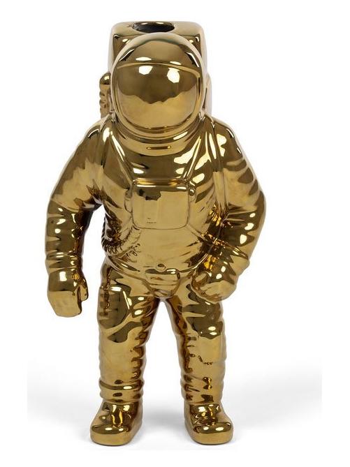 Cosmic Diner Starman Vase Gold