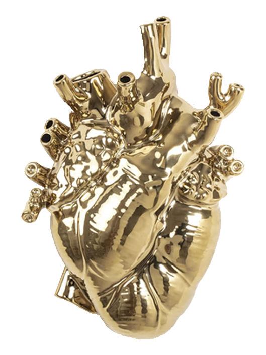 Love in Bloom Gold Vase