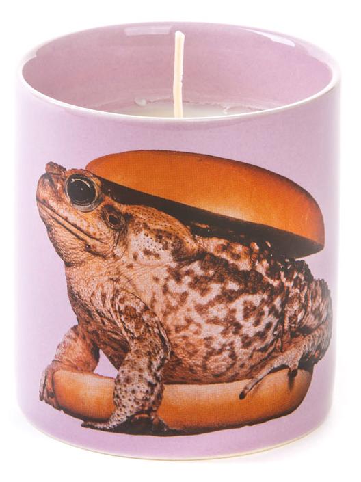 Toilet Paper Toad Candle 