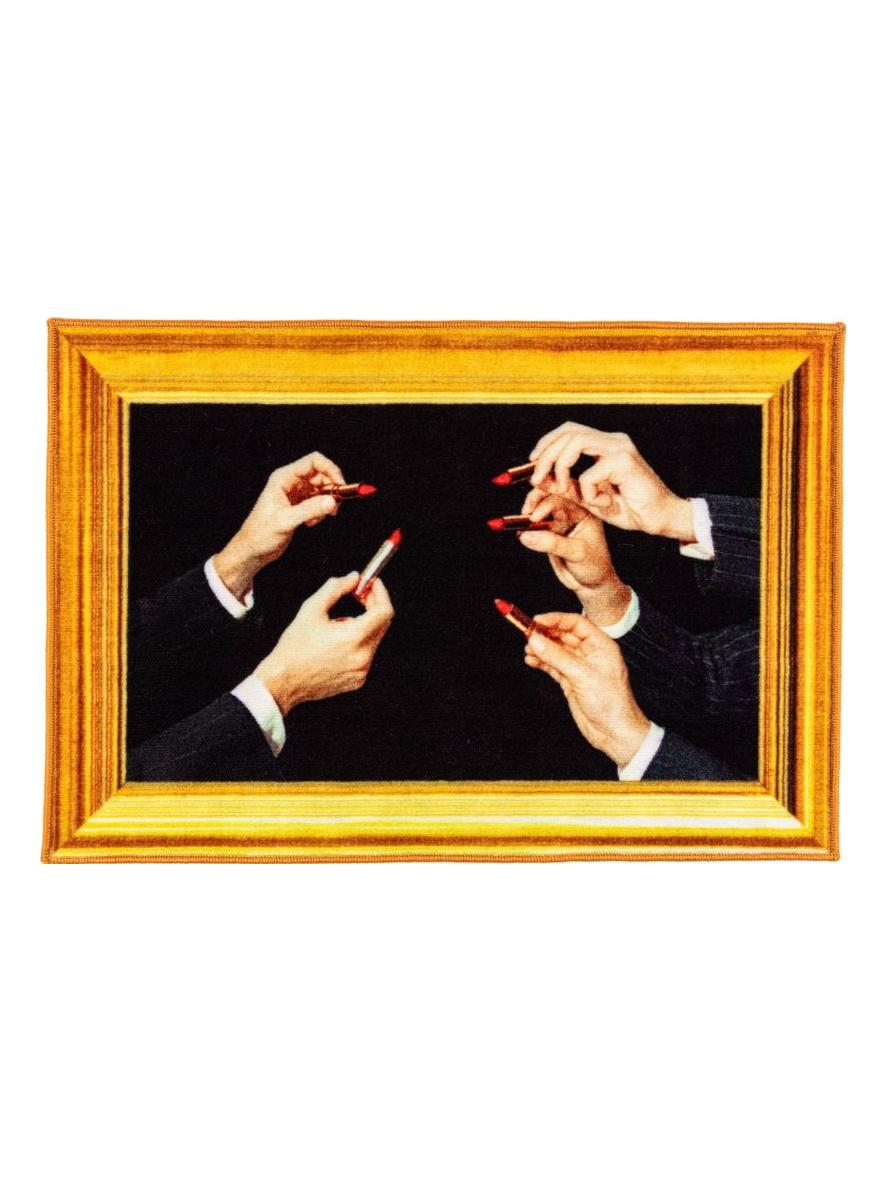 Toiletpaper Mat Lipstick Black 