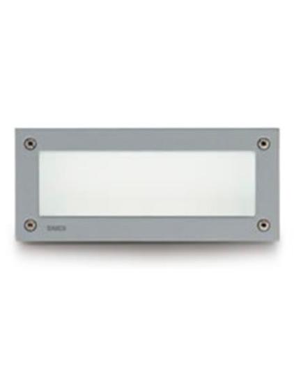 Minibrique LED Rectangular Recessed Wall Lamp Outdoor