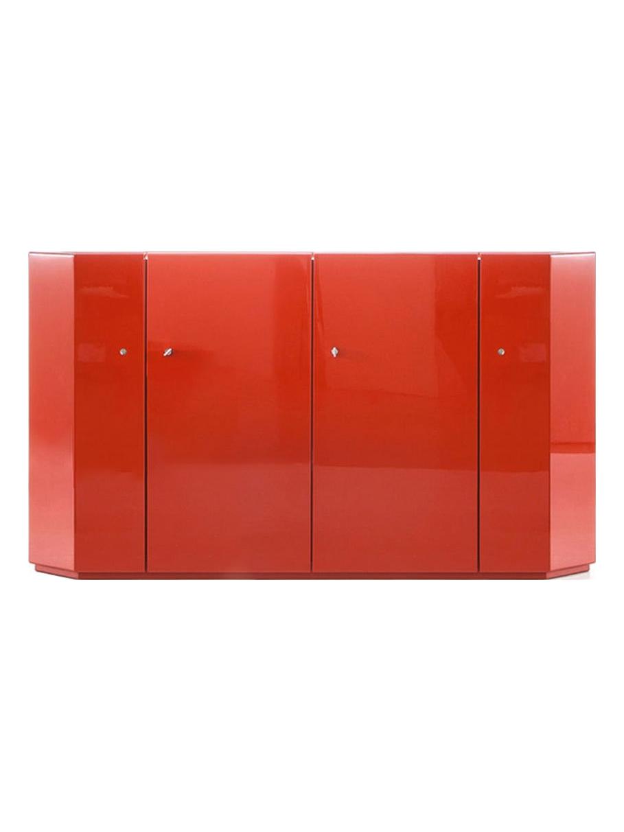 Bramante 4 Storage Cabinet - LP303 Rosso Cina