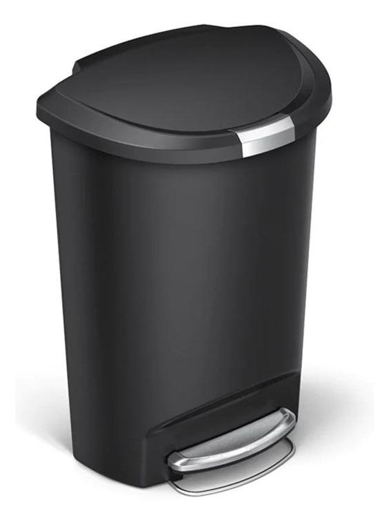 Plastic Semi-Round Pedal Bin 50 L
