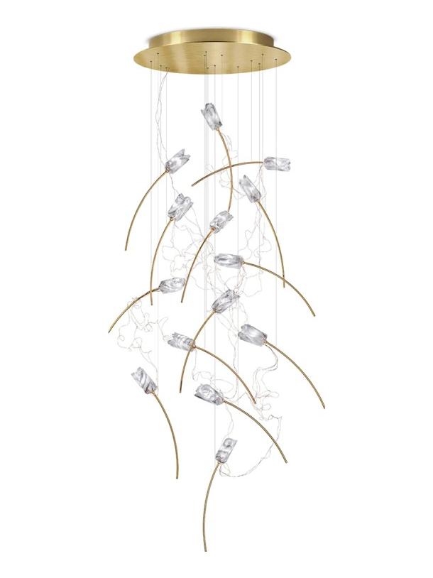 Slamp Tulip 14 LED Floral Suspension Lamp
