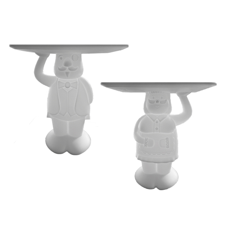 Slide Together Light White table