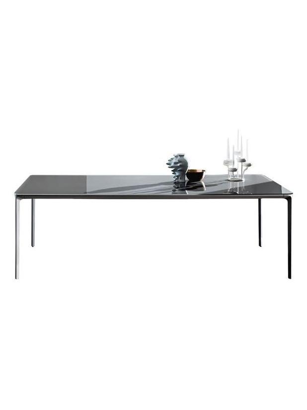 Slim Table Rectangular Black Portoro Ceramic