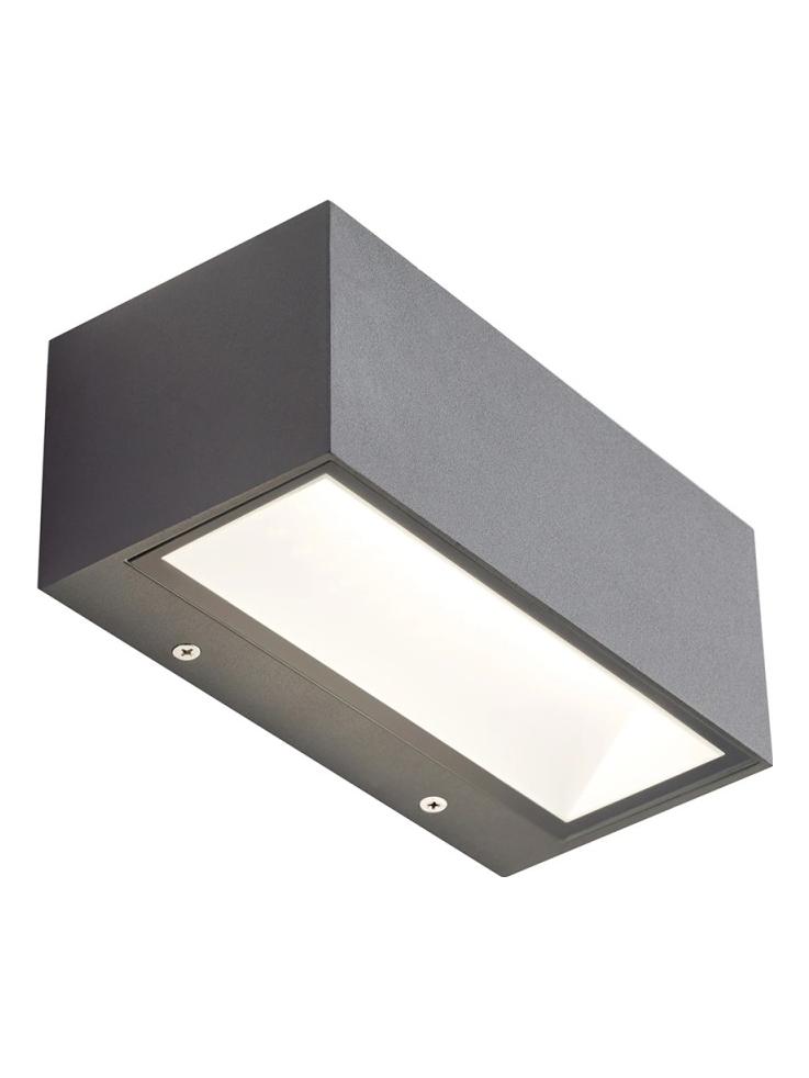 Box maxi bi-emission led wall lamp