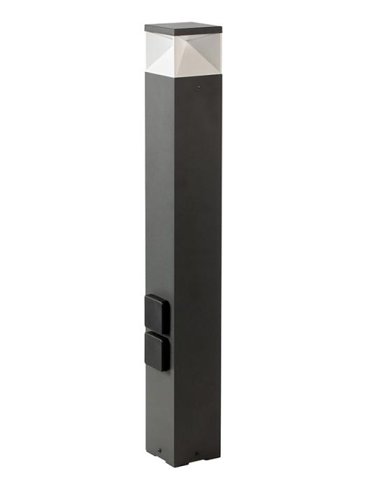 Diamond outdoor led bollard