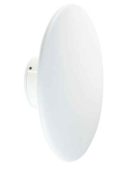 Head LED round outdoor IP65 Applique Wall Lamp with indirect light emission