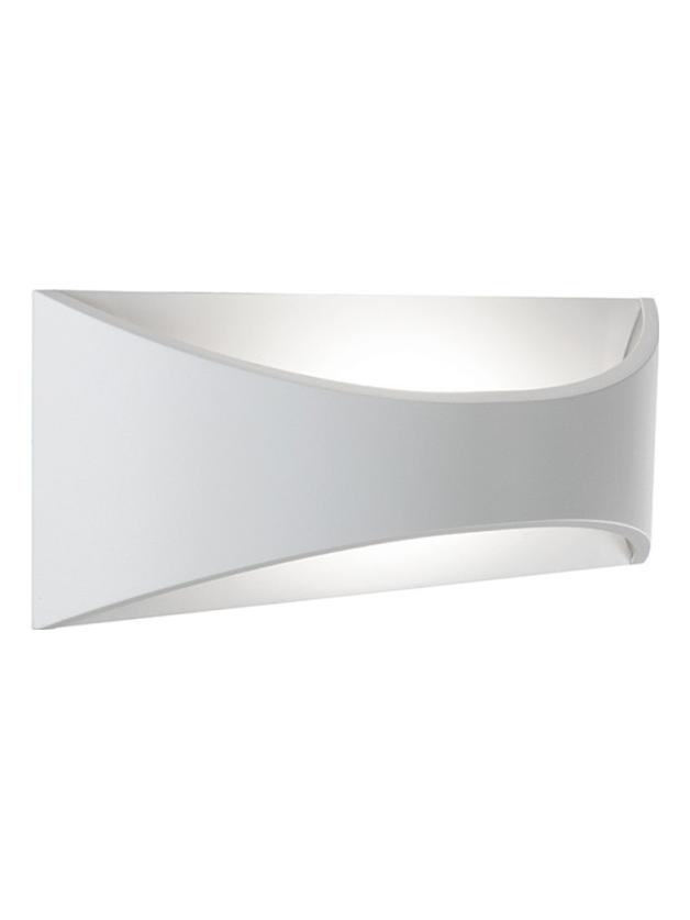 Moon Applique 12W LED Biemission Wall Lamp in Aluminum for Outdoor