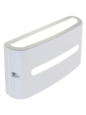 Post bi-emission led wall lamp