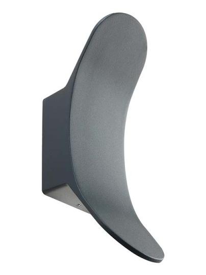 Wanda LED Wall Lamp Applique Biemission in Aluminum for Outdoor and Indoor