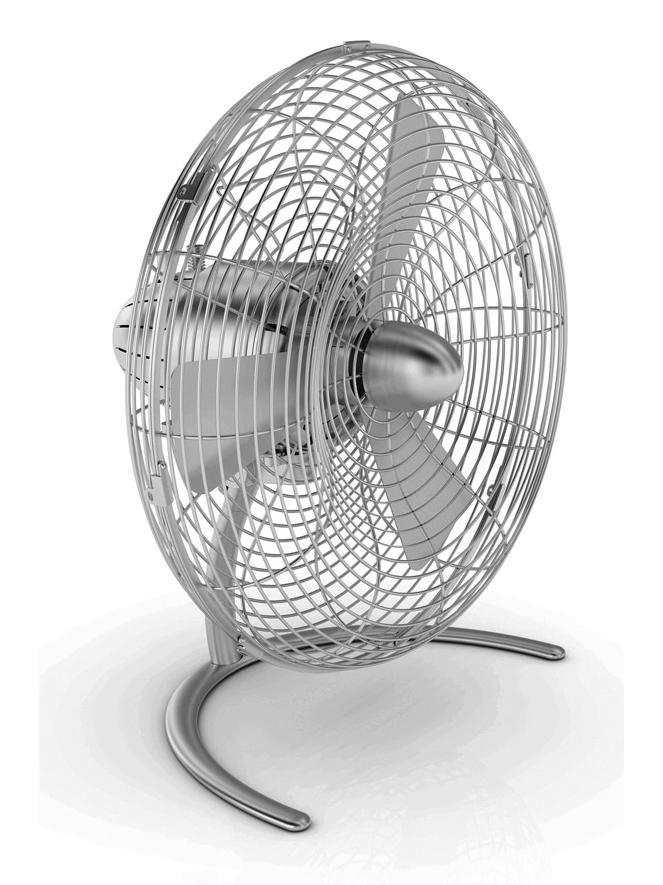 Charly Little Fan - Aluminum