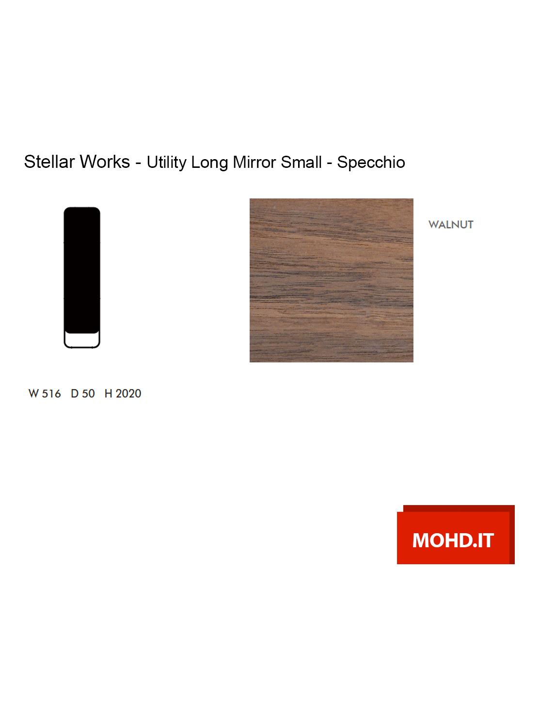 Utility Long Mirror Small