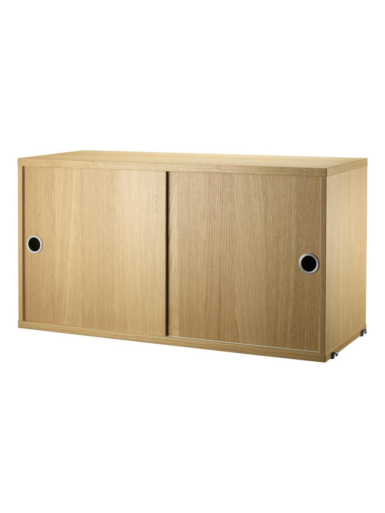 String System Cabinet With Sliding Doors