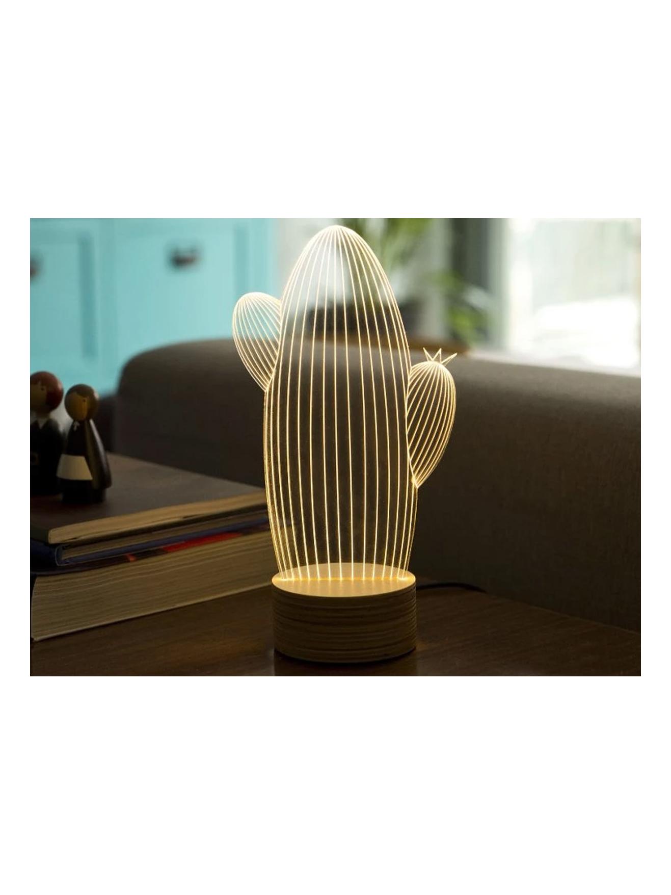 Bulbing Cactus Table Lamp