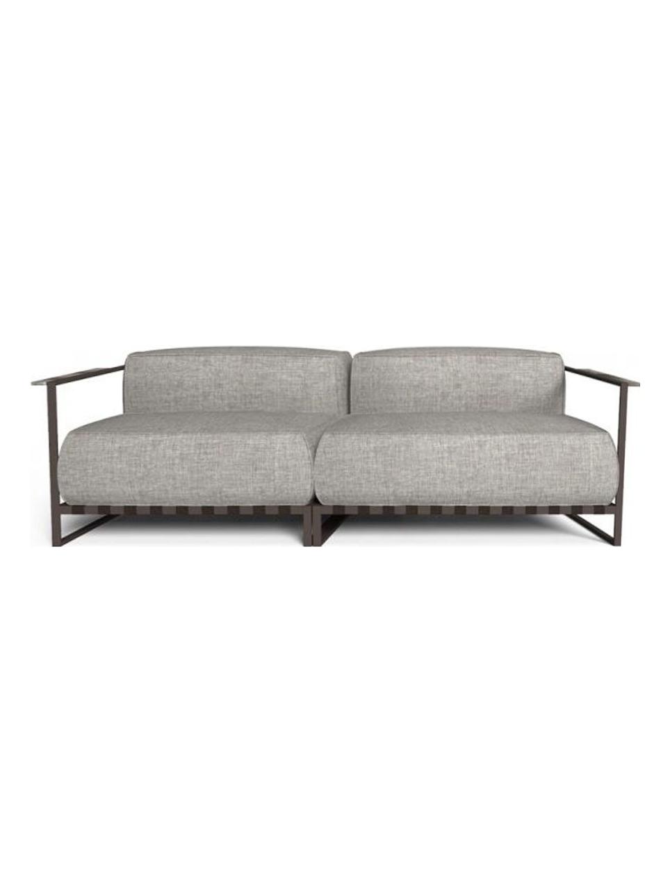 Casilda 2 Seater Sofa - Mokka/Mélange Grey