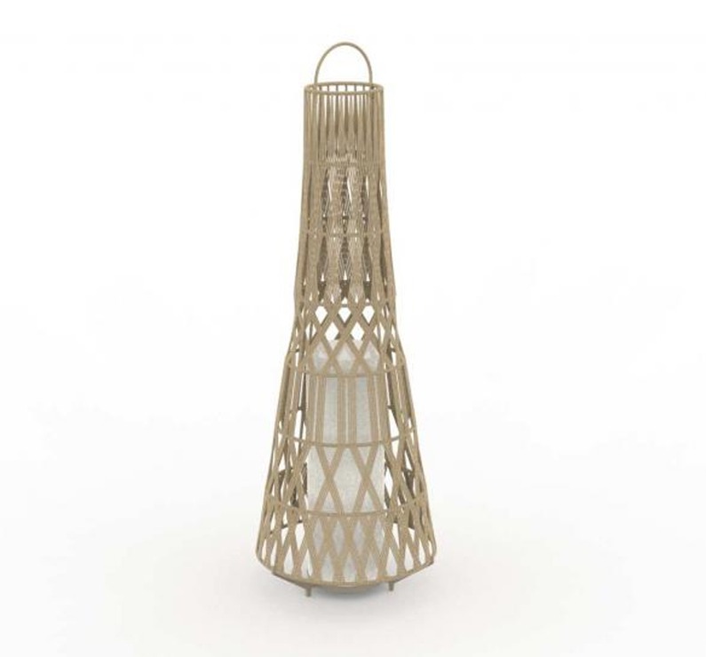 Tribal Big Outdoor Floor Lamp