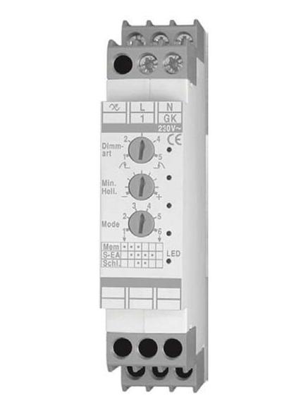Universal ETD2E9 Pushbutton Dimmer For LED Lamps 230V 35mm Rail