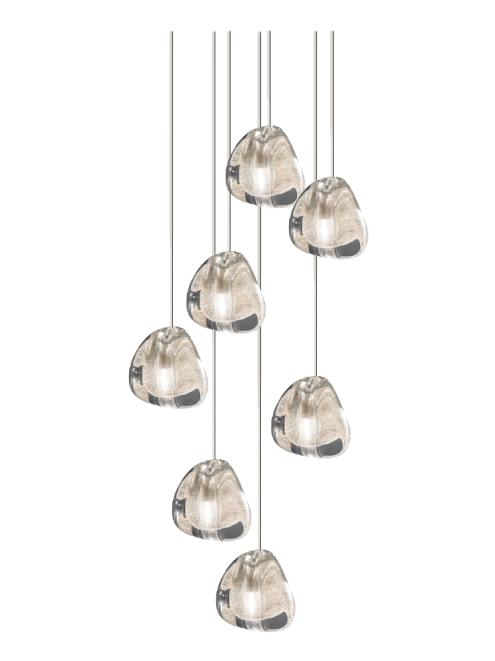 Mizu seven light suspension lamp