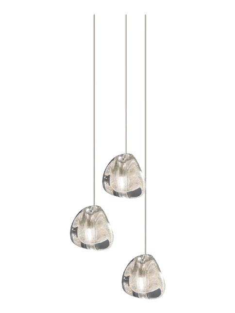 Mizu three light suspension lamp