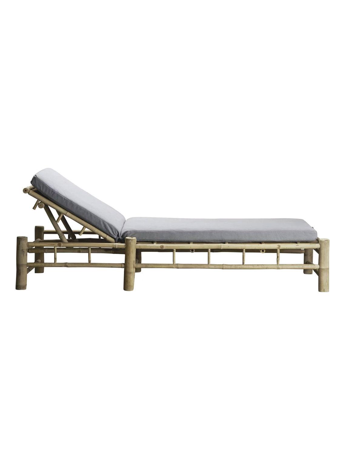 Bamboo Sunbed with Mattress
