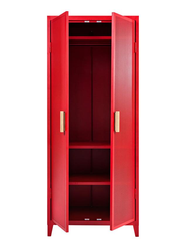 B2 Perforated Locker Wardrobe - Poivron