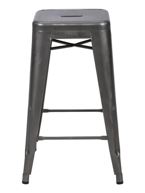 H.65 Stool - Brut Verni Brillant