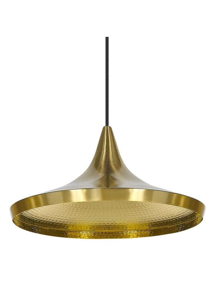Beat Light Wide Brass Suspension Lamp