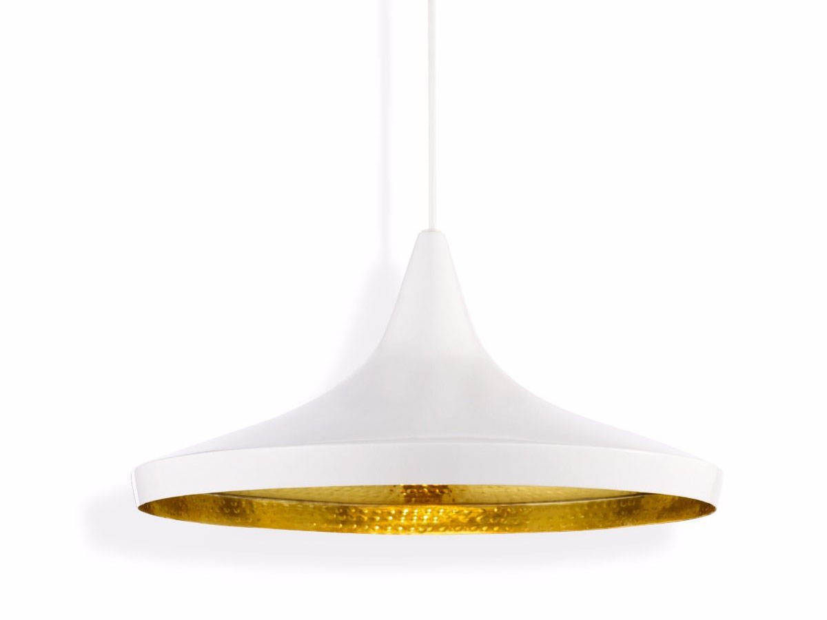 Beat Pendant Light Wide White