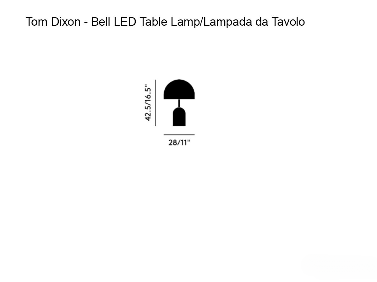Bell LED Lampada da Tavolo