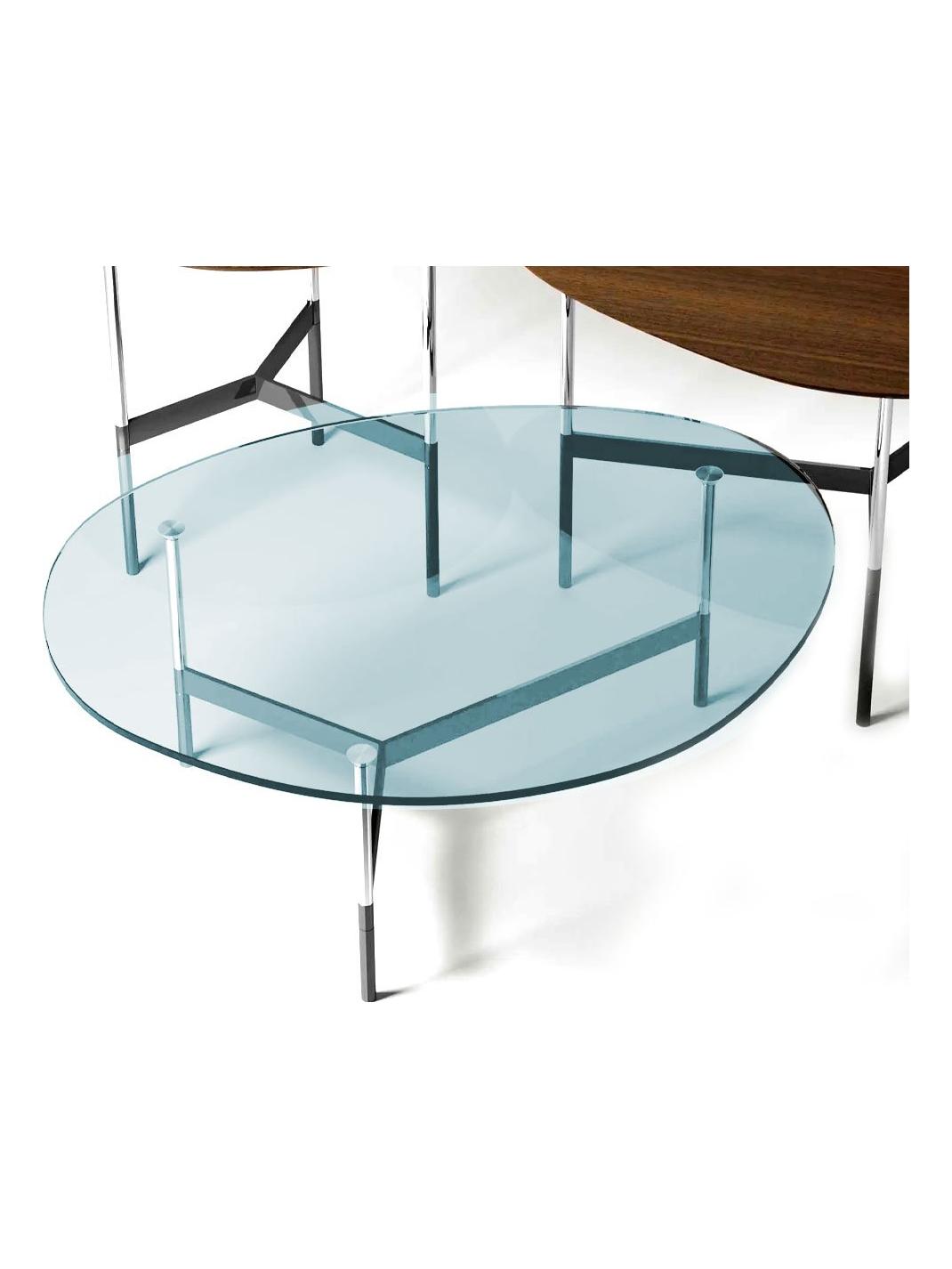 After9 Coffee Table - 75x60x40 Extraclear Glass