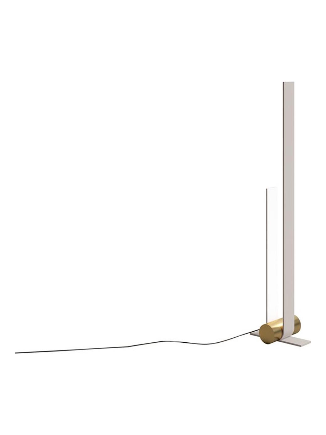 Nastro 563.62 Floor Lamp - Brass / Eggshell