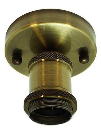 Ceiling or Wall Lamp Bronze Lamp holder with ring