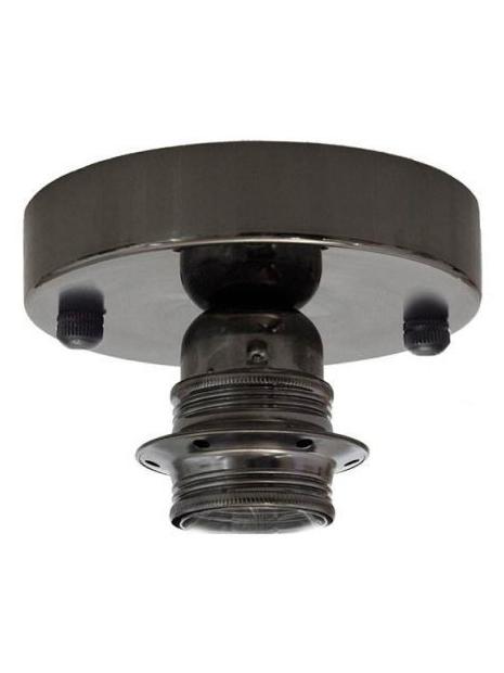 Ceiling or Wall Lamp with Black anthracite Lamp holder with ring