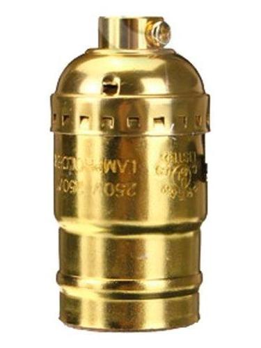 E27 Metal lamp holder vintage gold