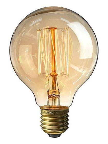 Vintage globe bulb G95 60w e27 carbon filament