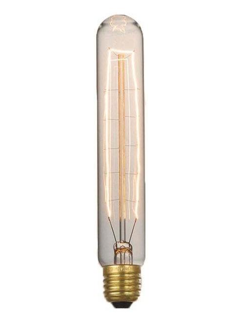 Vintage Tube Bulb 25W E27 185mm carbon filament