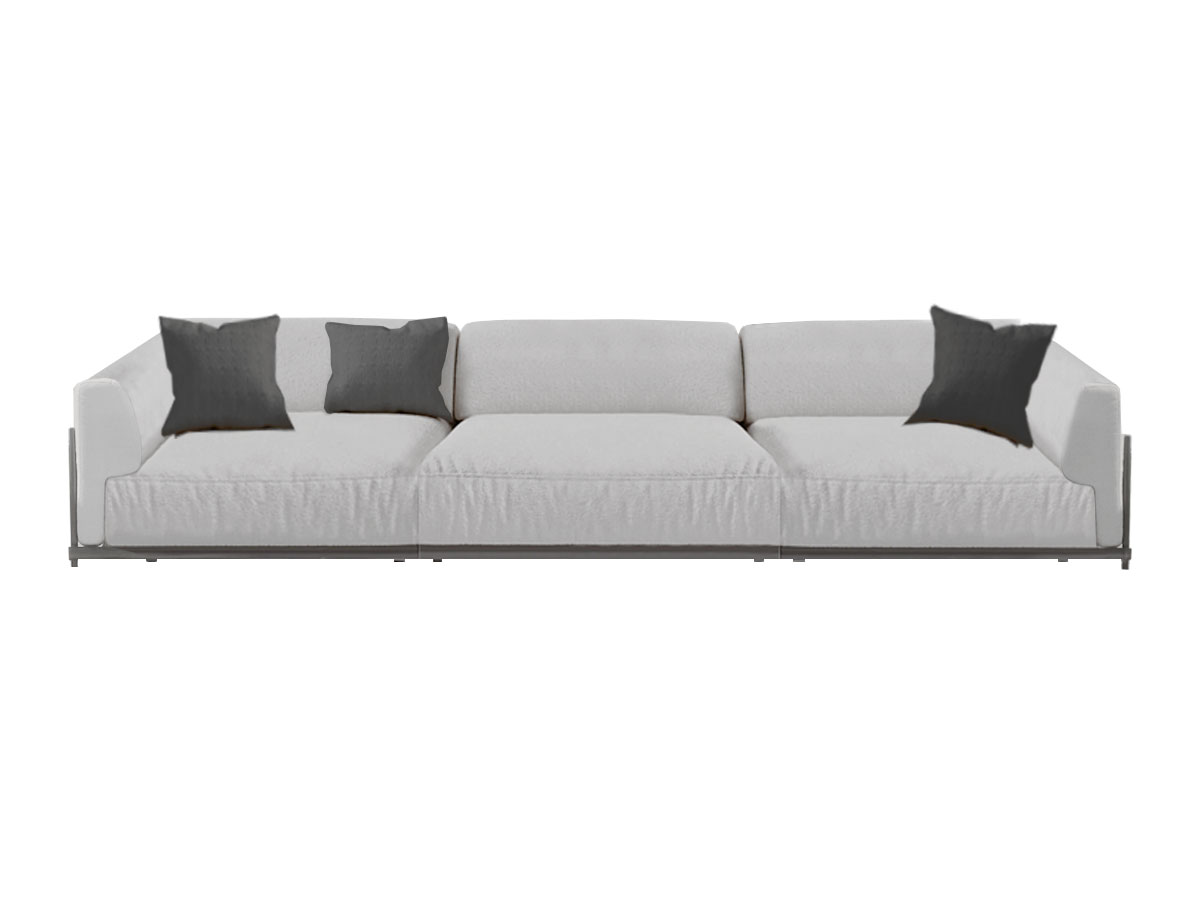 Davos 3 Seater Sofa - Outdoor - Perla Delicato 390