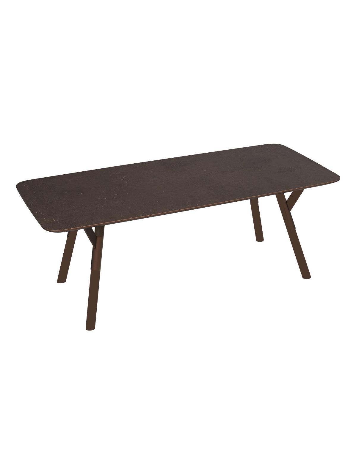 Link Table - 200x100 Moka/HPL Corten