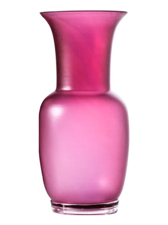 Opalino 706.38 Clear Magenta Sandblasted Vase