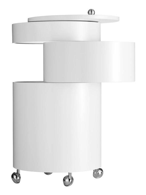 Barboy Mobile Storage Unit with Wheels - White