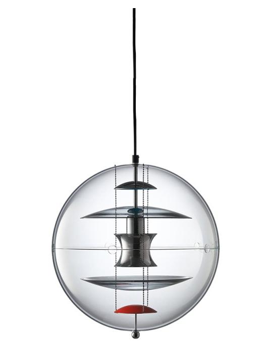 Verpan VP Globe Brass Suspension Lamp