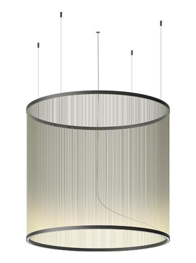 Array D124 cylindrical suspension lamp