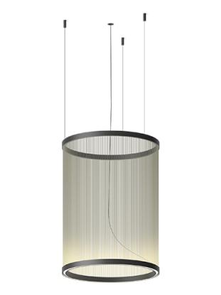 Array D55 cylindrical suspension lamp