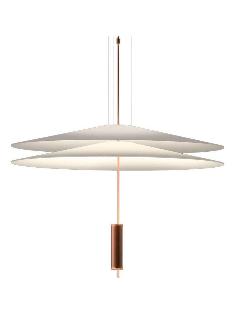 Flamingo Suspension Lamp - 1510 Satin Gold